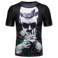 New Men's Fashion Digital Printing Short Sleeve T-Shirt